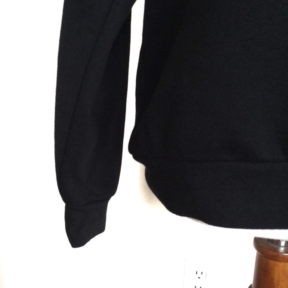 NWT Women’s Nap With My Cat Graphic Sweatshirt Black Sz Large - Picture 3 of 6